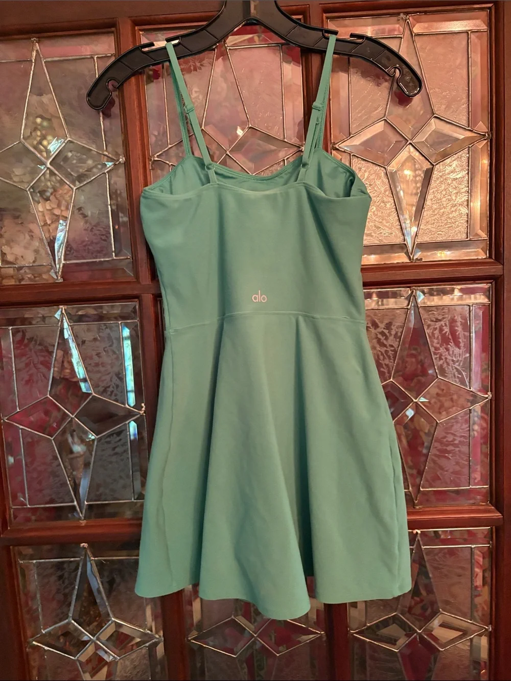 ALO  outside Green Dress